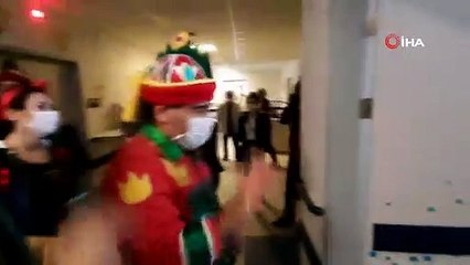 Ankara Şehir Hastanesinde çocuklara 23 Nisan sürprizi