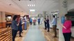 Surrey Hospital staff  applaud as 100th coronavirus patient goes home