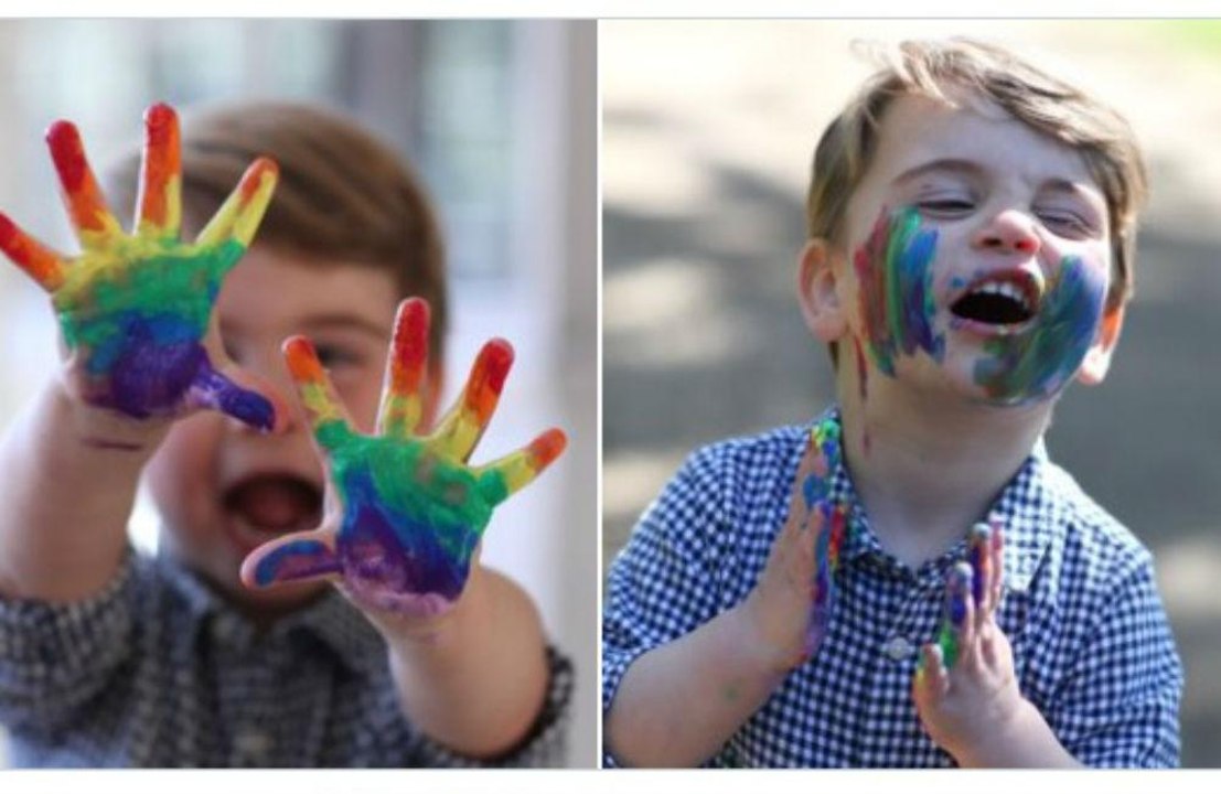La fotografía más divertida del príncipe Luis en su segundo cumpleaños