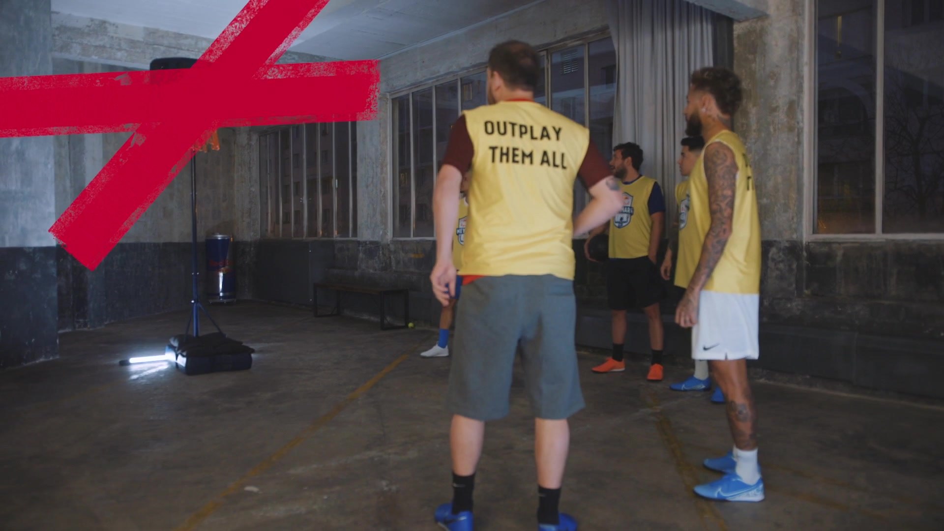 ⁣Neymar's Basketball challenge