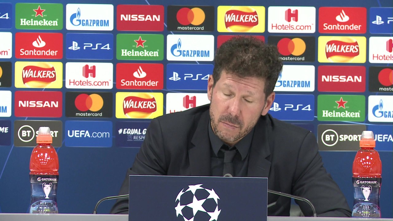 Atletico Madrid's Simeone post Liverpool win