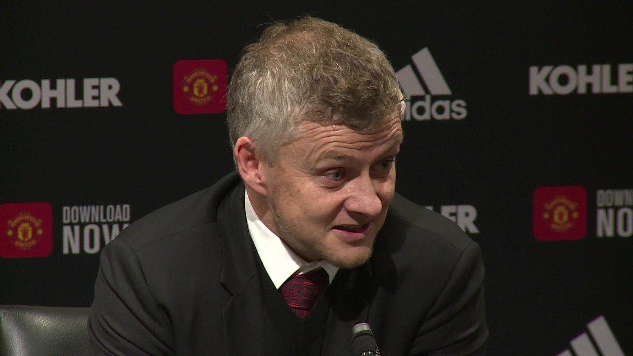 Manchester United's Solskjaer pre Burnley