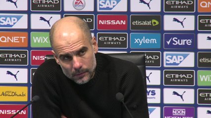 Manchester City’s Guardiola post 2-1 v Everton