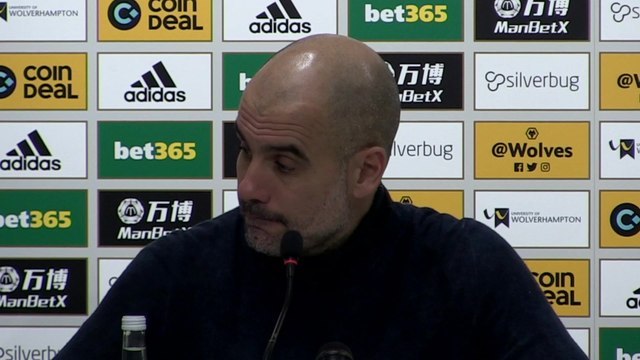 Manchester City's Guardiola post 3-2 loss to Wolves