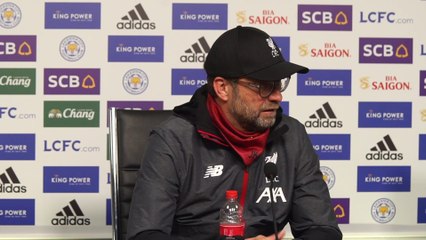 Liverpool's Klopp pre Wolves