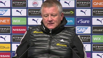 Sheffield Utd’s Wilder post 2-0 loss to Man City