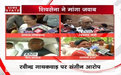 शिवसेना सांसद के एयर इंडिया कर्मचारी के साथ मारपीट पर किसने क्या कहा