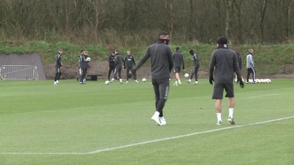 Manchester United UEL training pre AZ