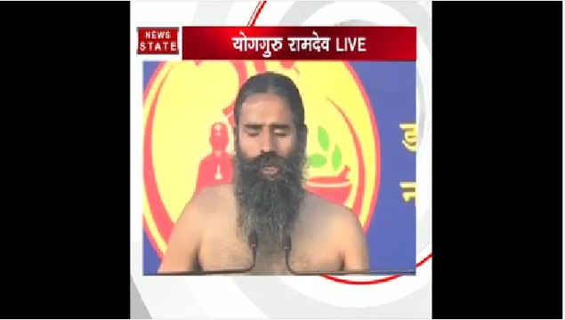 राष्ट्रपति भवन से बाबा रामदेव ने सिखाये योग के गुण