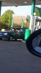 Man Causes Confusion with Hidden Megaphone