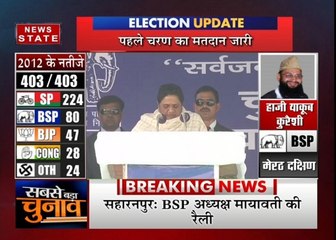 मायावती का विरोधियों पर हमला कहा, दो गुटों में बंटी एसपी