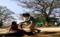 आंध्र प्रदेश में सरपंच द्वारा महिला की पिटाई का VIDEO हुआ वायरल