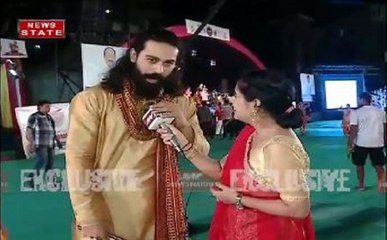 टीवी एक्टर चिराग जानी गरबा खेलने की मस्ती में दिखे