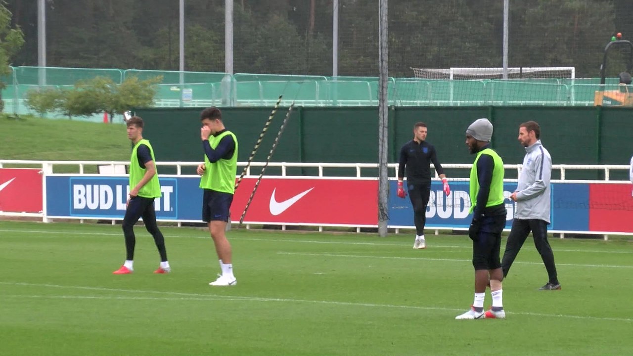 ENGLAND SENIOR TRAINING