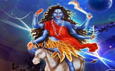 मंदिरों में मां कालरात्रि स्वरुप की पूजा-अर्चना, लगे जयकारे