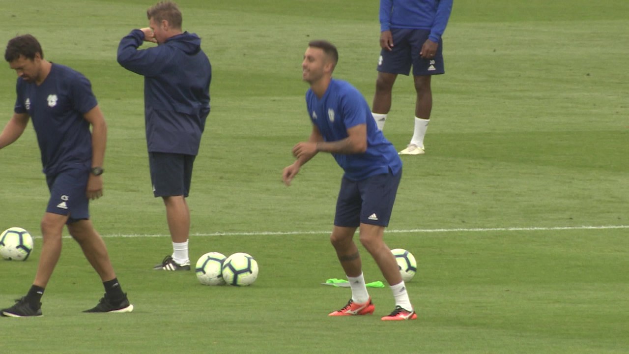 Cardiff City training shots