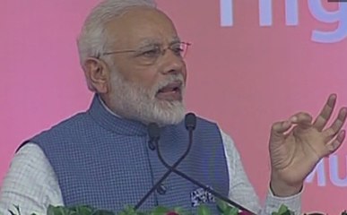 बुलेट ट्रेन के उद्घाटल के दौरान पीएम मोदी का संबोधन