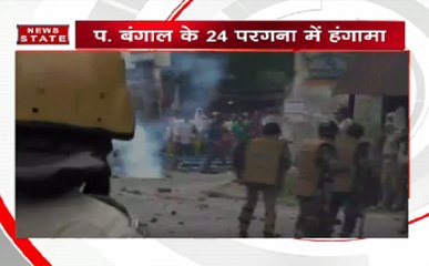 पश्चिम बंगाल में लेफ्ट समर्थकों और पुलिस के बीच झड़प