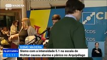 Reportagem RTP-M Sismo na Madeira