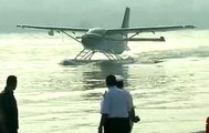 PM मोदी ने सी-प्लेन में बैठकर धरोई बांध के लिए भरी उड़ान