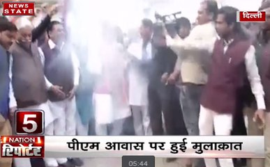 निकाय चुनाव में जीत के बाद पीएम मोदी से मिले योगी