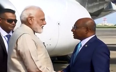 Breaking : मालदीव पहुंचे PM Narendra Modi