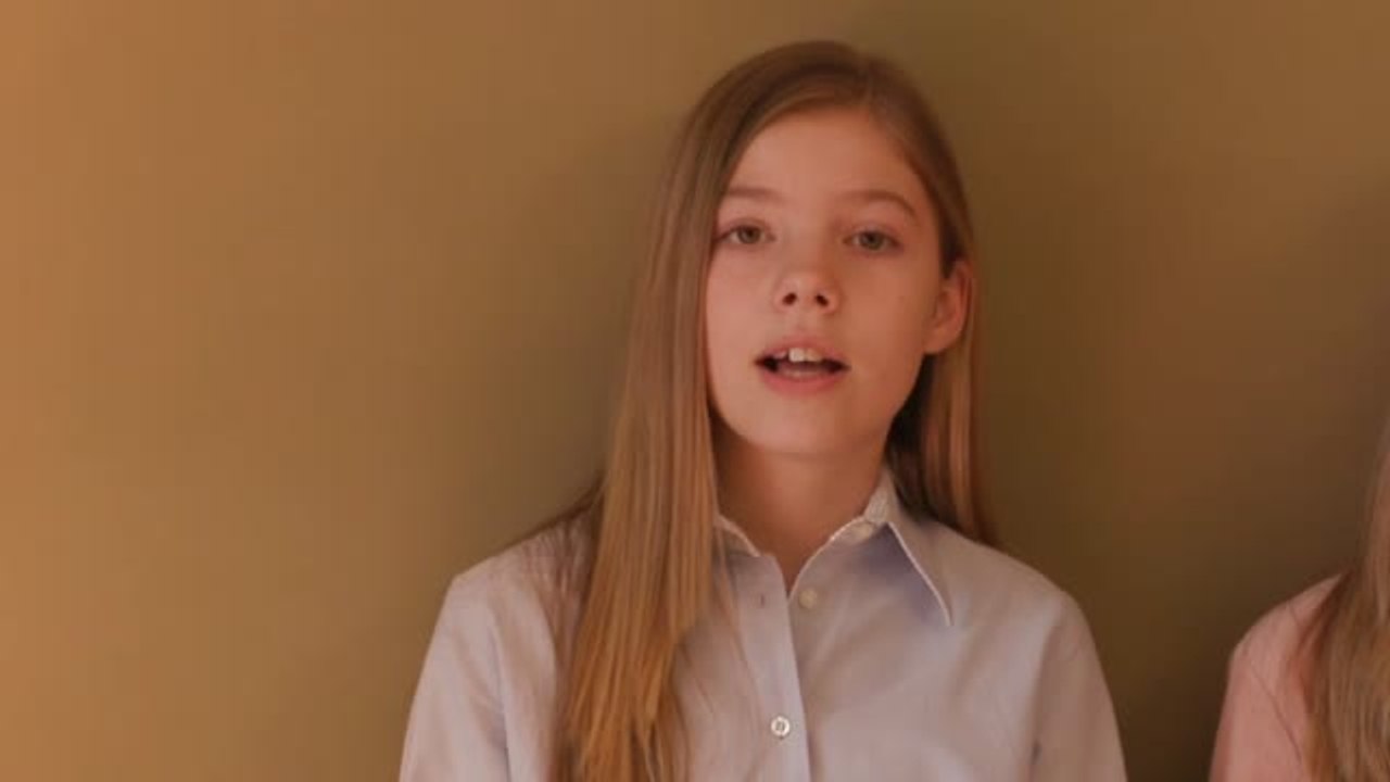 Mensaje de agradecimiento de la princesa Leonor y la infanta Sofía a los sanitarios