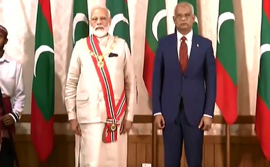 PM Narendra Modi को मालदीव के सर्वोच्च सम्मान से सम्मानित किया गया