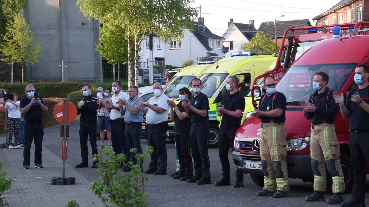Philippeville: pompiers, ambulanciers, policier...