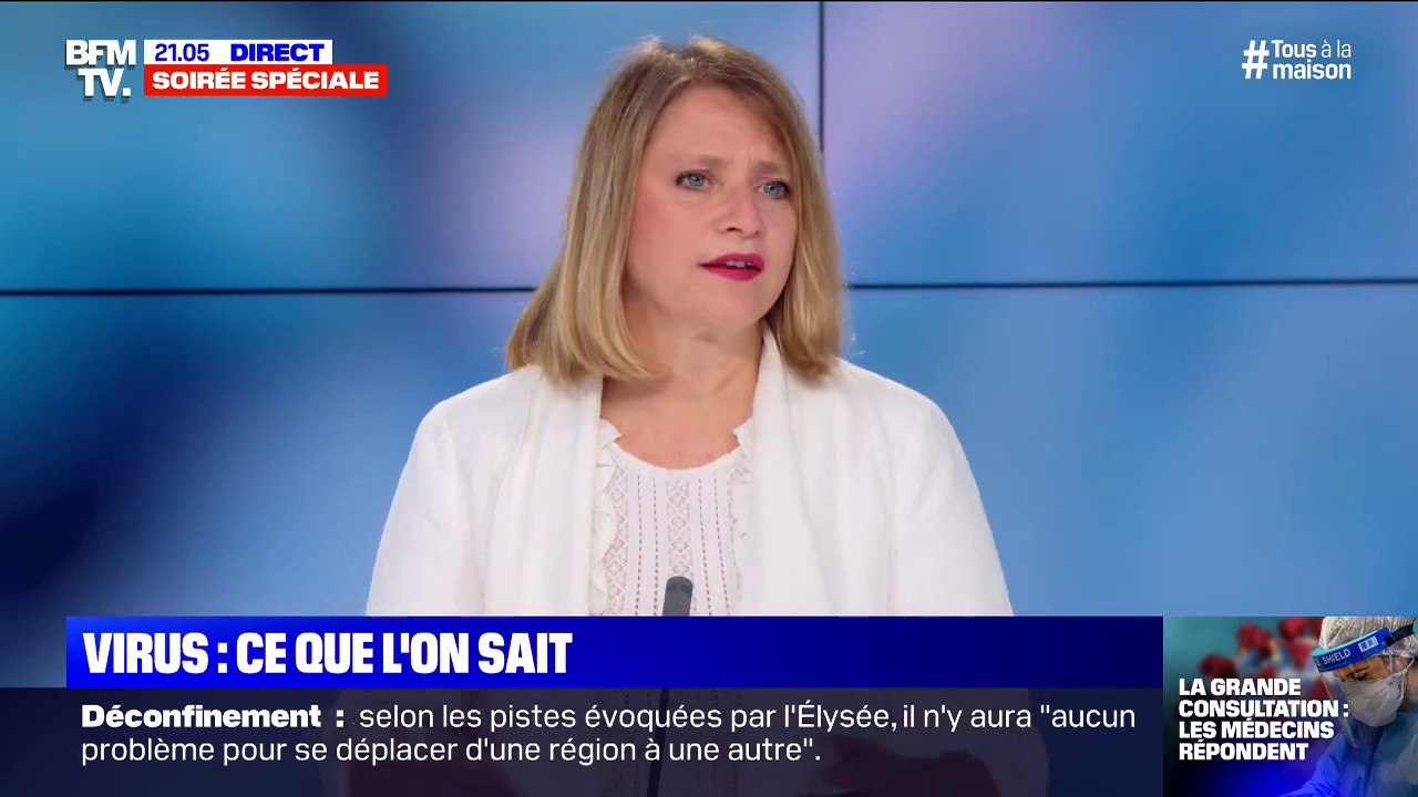 Origine du coronavirus: Karine Lacombe (cheffe de service des maladies infectieuses) soutient "plus une thèse d'une zoonose, d'un malheureux accident"