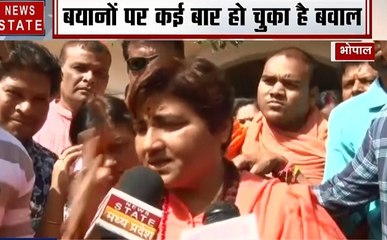 Election 2019: साध्वी ने साधा कांग्रेस पर निशाना, देखें Exclusive Interview