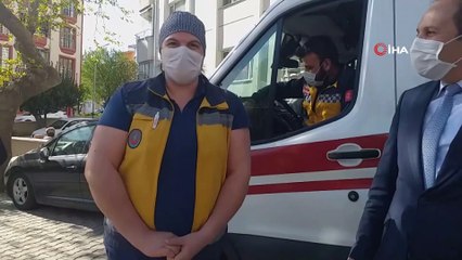 Korona nedeniyle ailesinden uzak çocukların bayramını böyle kutladılar