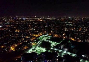 23 Nisan meşaleler ve havai fişekler eşliğinde kutlandı