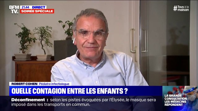 Robert Cohen (Pédiatre): Globalement, les enfants portent moins le virus que les adultes