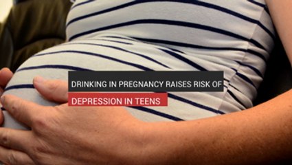 Drinking In Pregnancy Raises Teen Depression