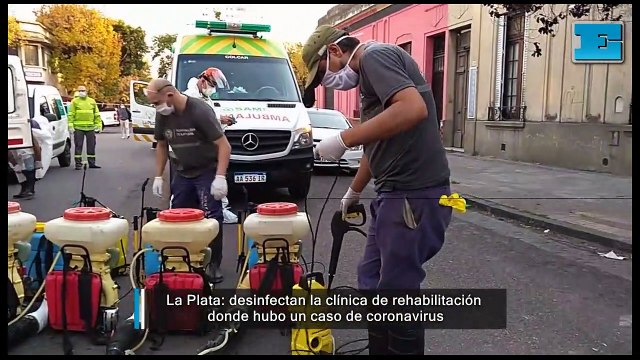 La Plata: desinfectaron la clínica de rehabilitación donde hubo un caso de coronavirus