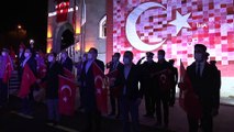 Nevşehir’de bin adet karton ile dev Türk Bayrağı oluşturuldu