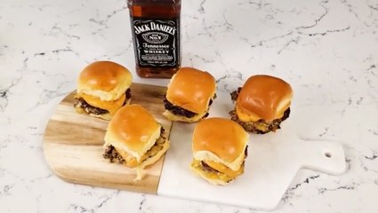 Reward Your Tastebuds With Smoked Jack Smashburger Sliders