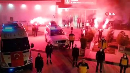 Ambulans sirenleri bu kez 23 Nisan için çaldı