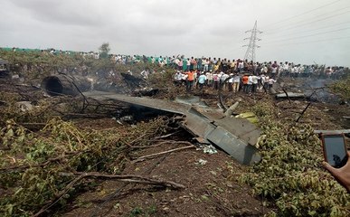 भारतीय वायुसेना का सुखोई विमान नासिक में क्रैश