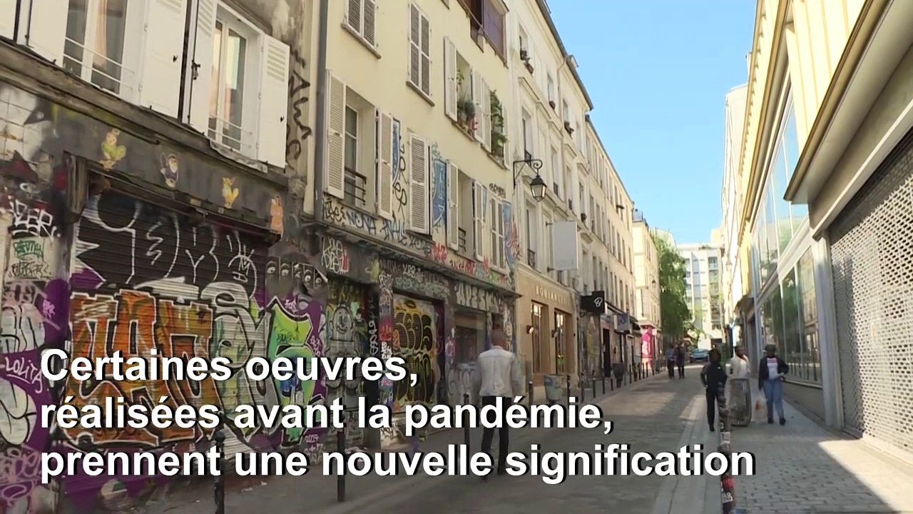 Sur les murs de Paris confiné, les "street arti...