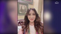 الفنانة لطيفة تهنئ مصطفى الآغا ومتابعي صدى الملاعب بشهر رمضان