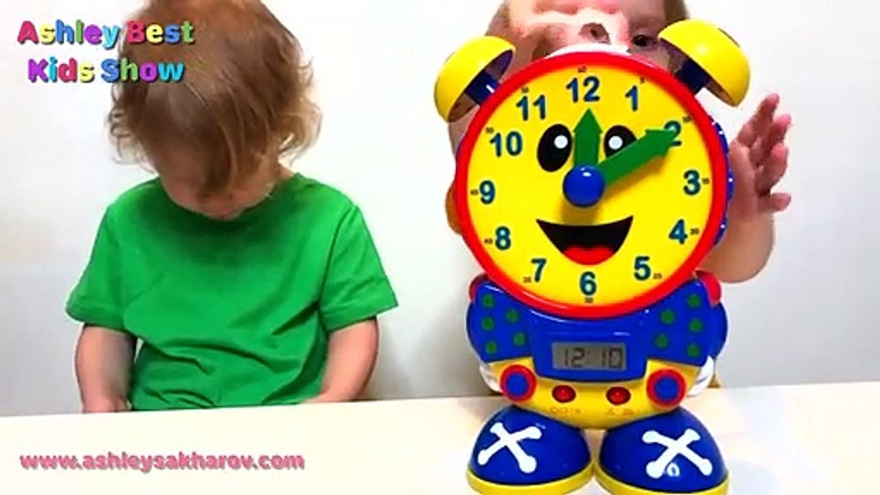 3 _ Edward and Richard are Studying Clock -Telly the Teaching Time Clock-Have Fun Learning To Tell Time!