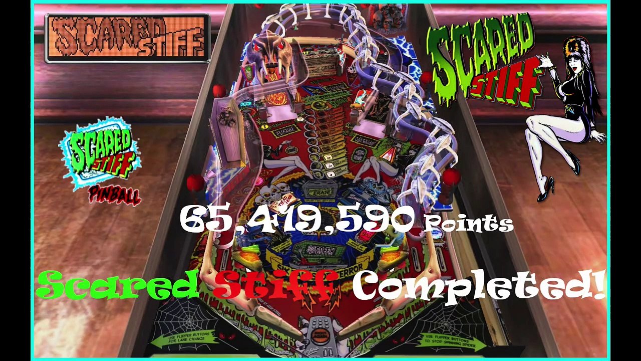 Scared Stiff Pinball Game Play
