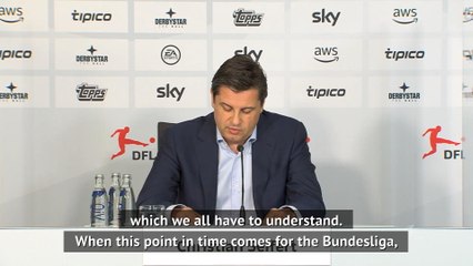 Seifert wants May 9 Bundesliga restart