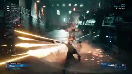 FINAL FANTASY VII Remake Gameplay