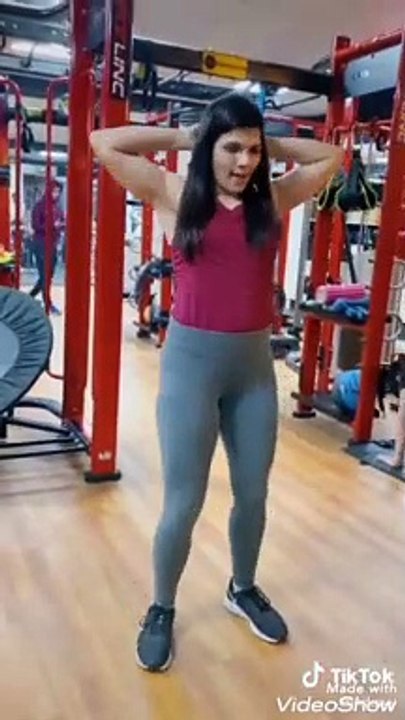 Latest girl gym video  kavi  bodibilder
