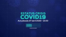 Estatus crisis COVID-19 27 abril 2020 12:00