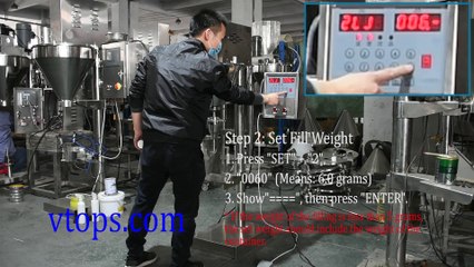 Dry Powder Small Auger Filling Machine | VTOPS