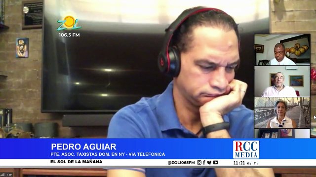 Pedro Aguiar Pte. Asoc. taxistas en NY informa hay 2,500 taxistas contagiados de Covid-19